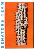 1964 Topps Baseball Cards      343     Washington Senators TC
